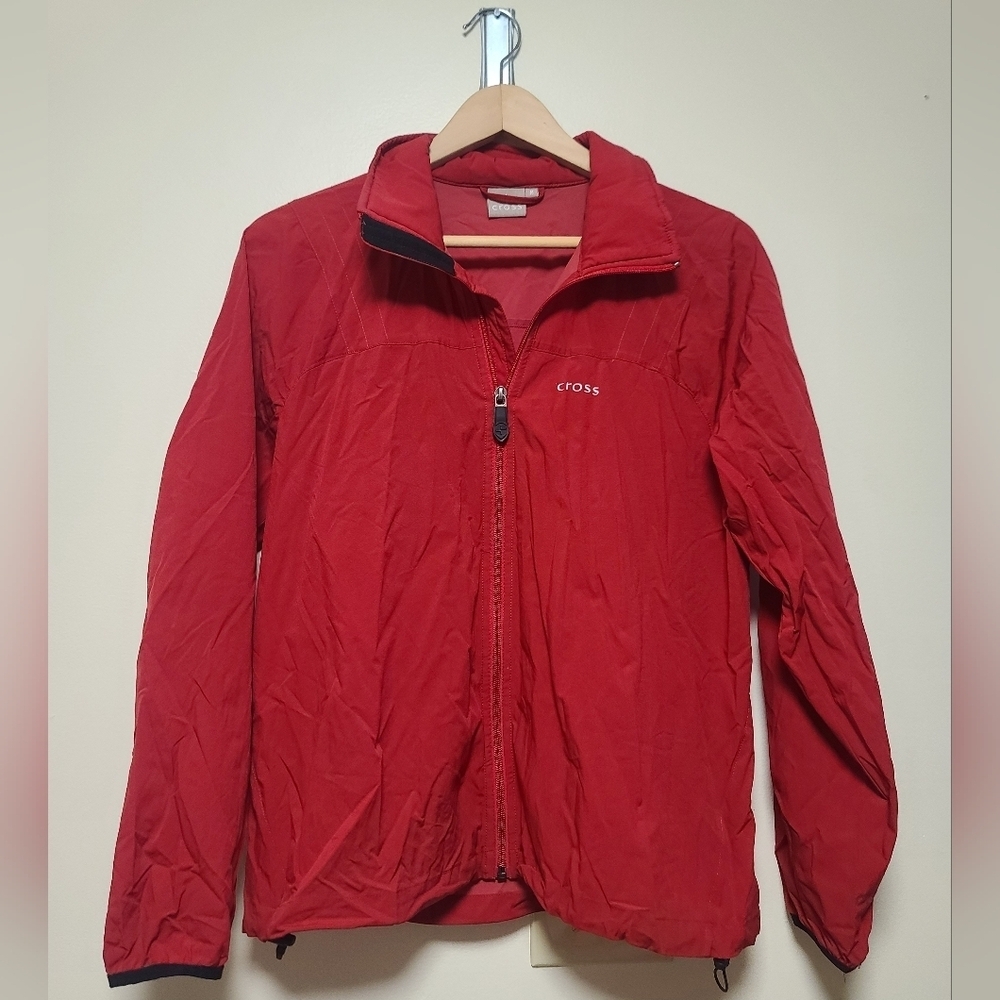 Cross Red Lightweight Windbreaker Jacket Women’s Medium